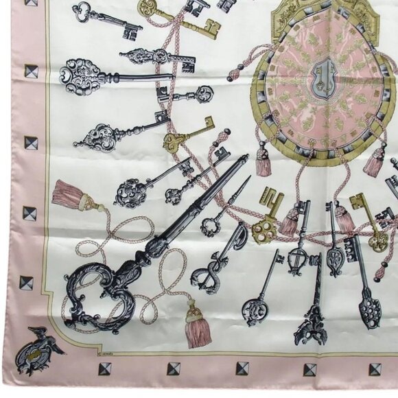 398204BG (S2) Hermes Scarf Carre 90 Multicolor Silk - Picture 5 of 12